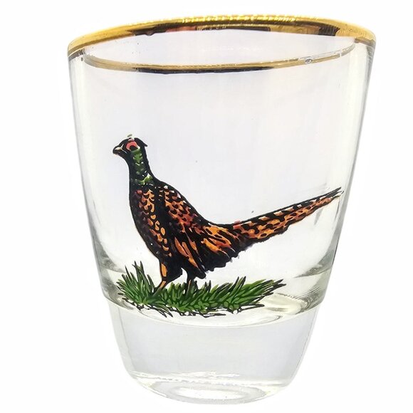 Ruhrglas Wildlife Game Mini Shot Glasses Boar Pheasant Buck Hawk Doe - Picture 4 of 14